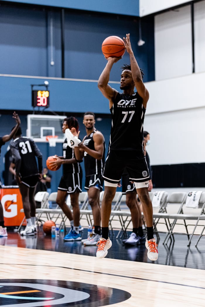 Overtime Elite guard and NBA draft prospect Jean Montero